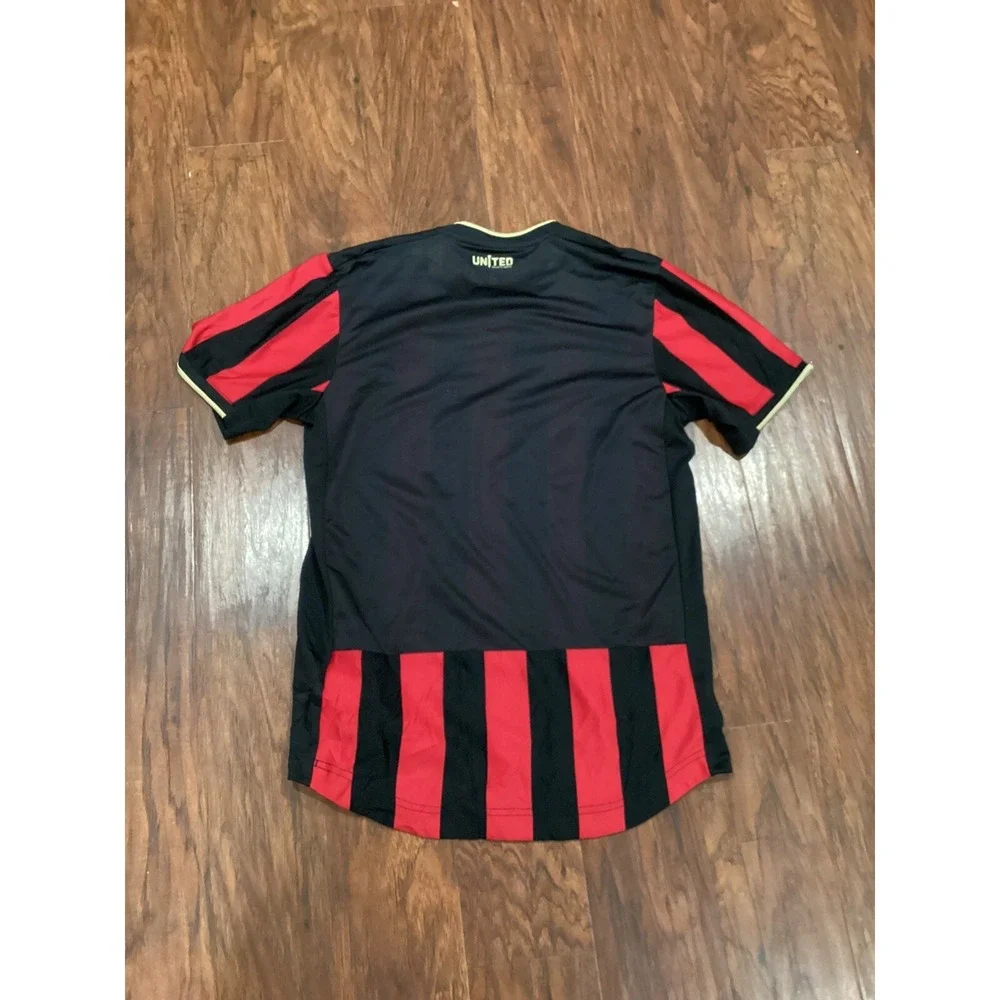 Adidas Atlanta United FC 2019 Red & Black Striped Jersey Size  S